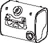 DINEX 28491 Middle-/End Silencer
